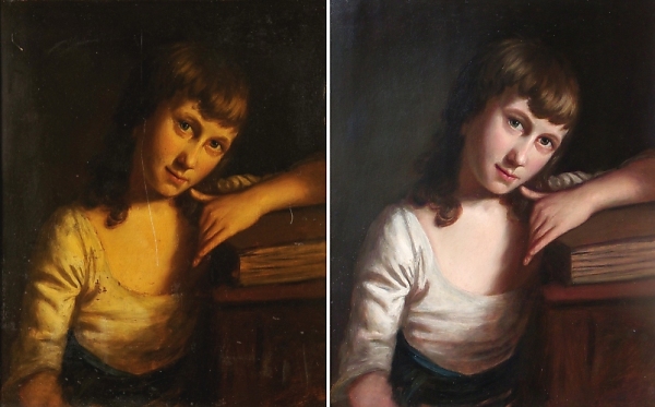 Before and after restoration...